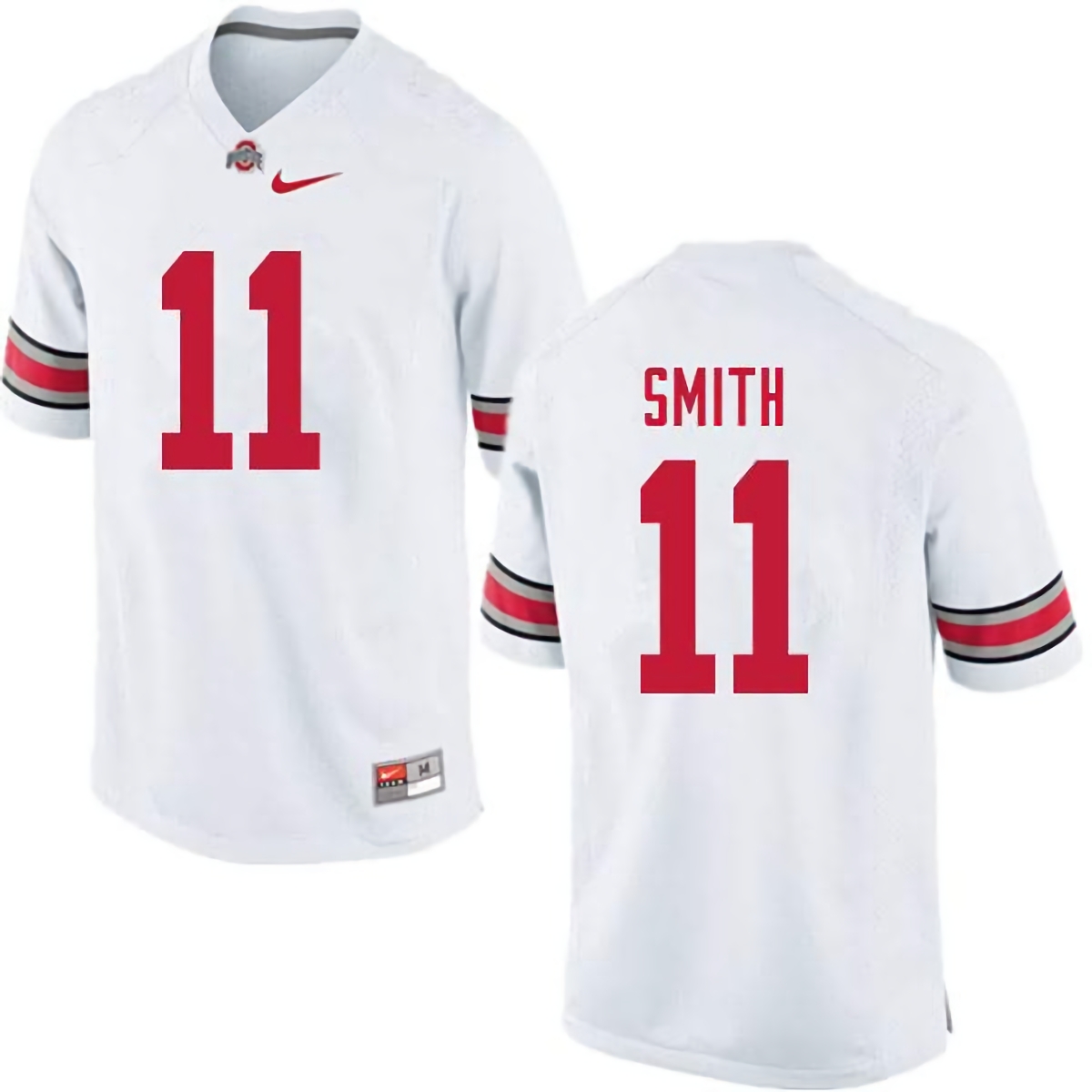 Tyreke Smith Ohio State Buckeyes Men's NCAA #11 Nike White College Stitched Football Jersey WRT6256IE